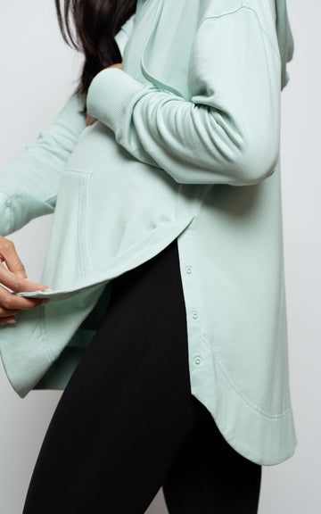 Olivia Maternity Sweatshirt Zip Hoodie
